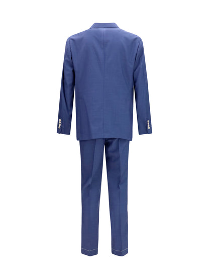 Brunello Cucinelli Single-breasted Suit with peak lapels - Royal
