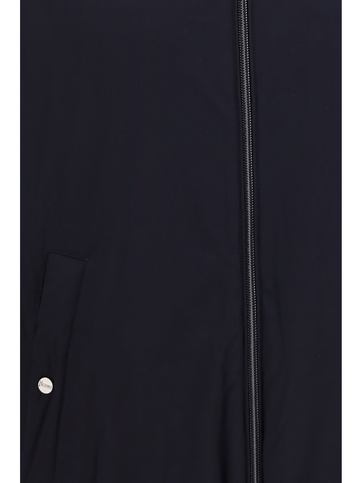 Herno Hooded zip Jacket - Blue Dark