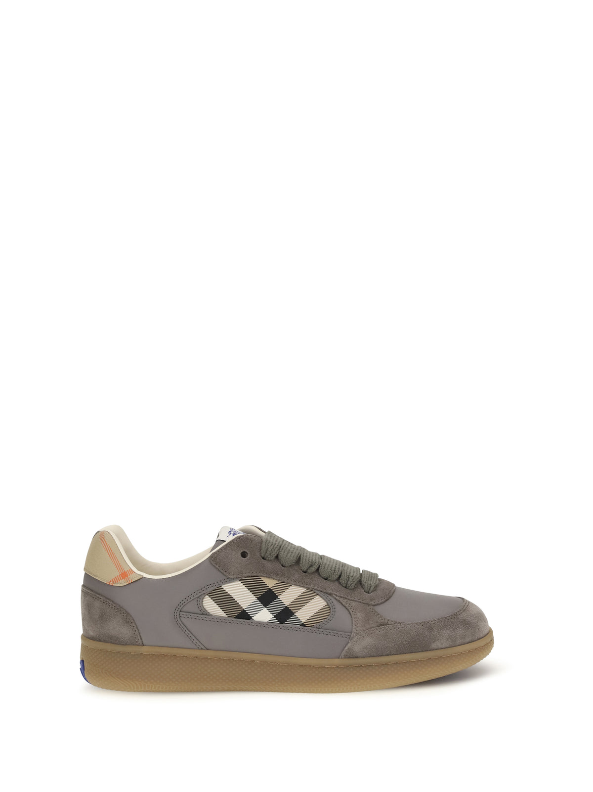 Burberry Terrace leather and Check Sneakers - Tower/Sand Ip Check