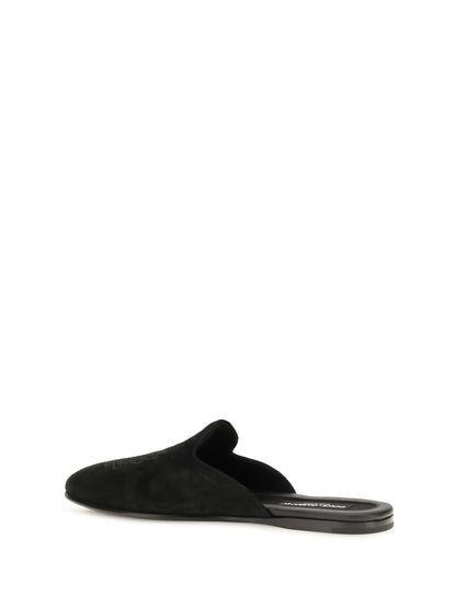 Dolce & Gabbana Calfskin leather Mules - Black