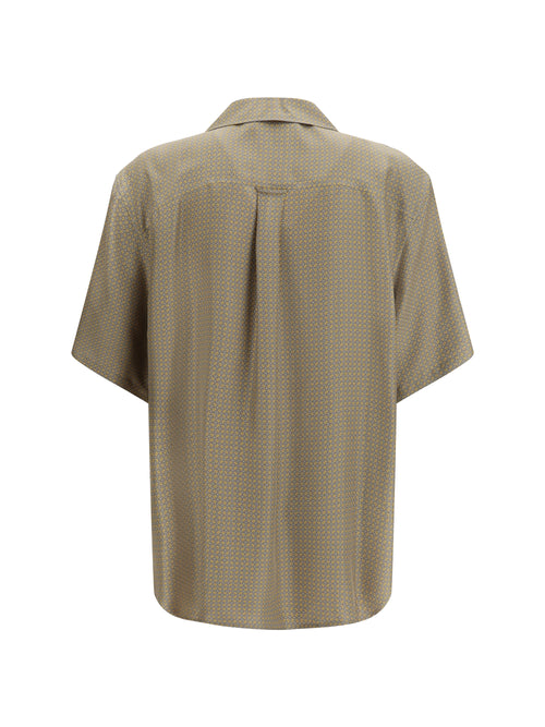 Saint Laurent Silk satin Shirt - Gold