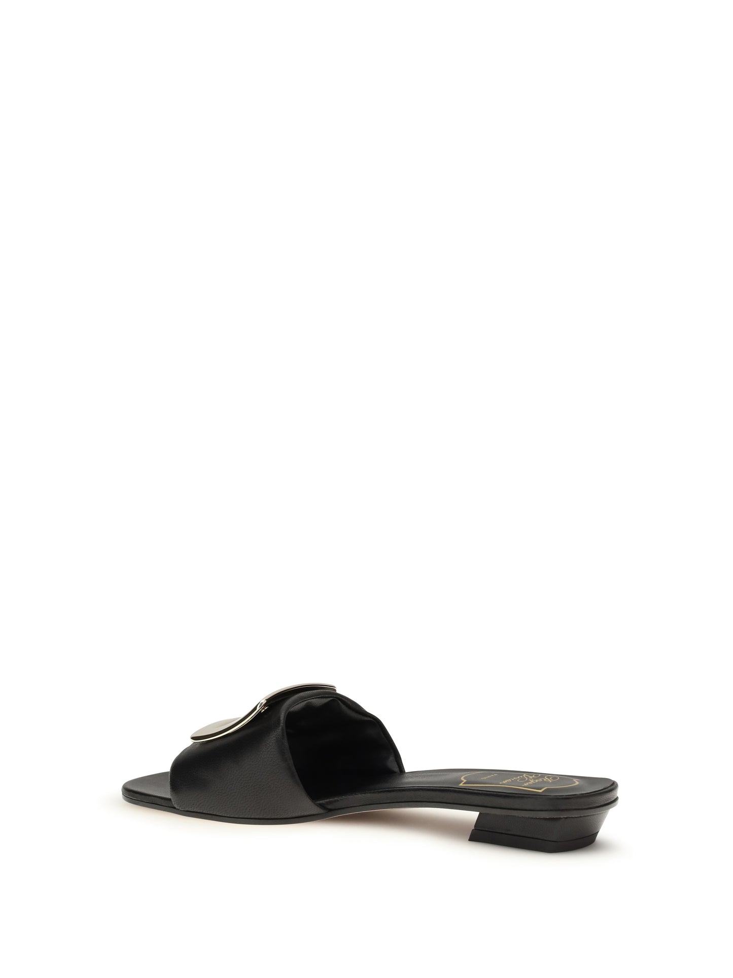 ROGER VIVIER Leather slide Sandals