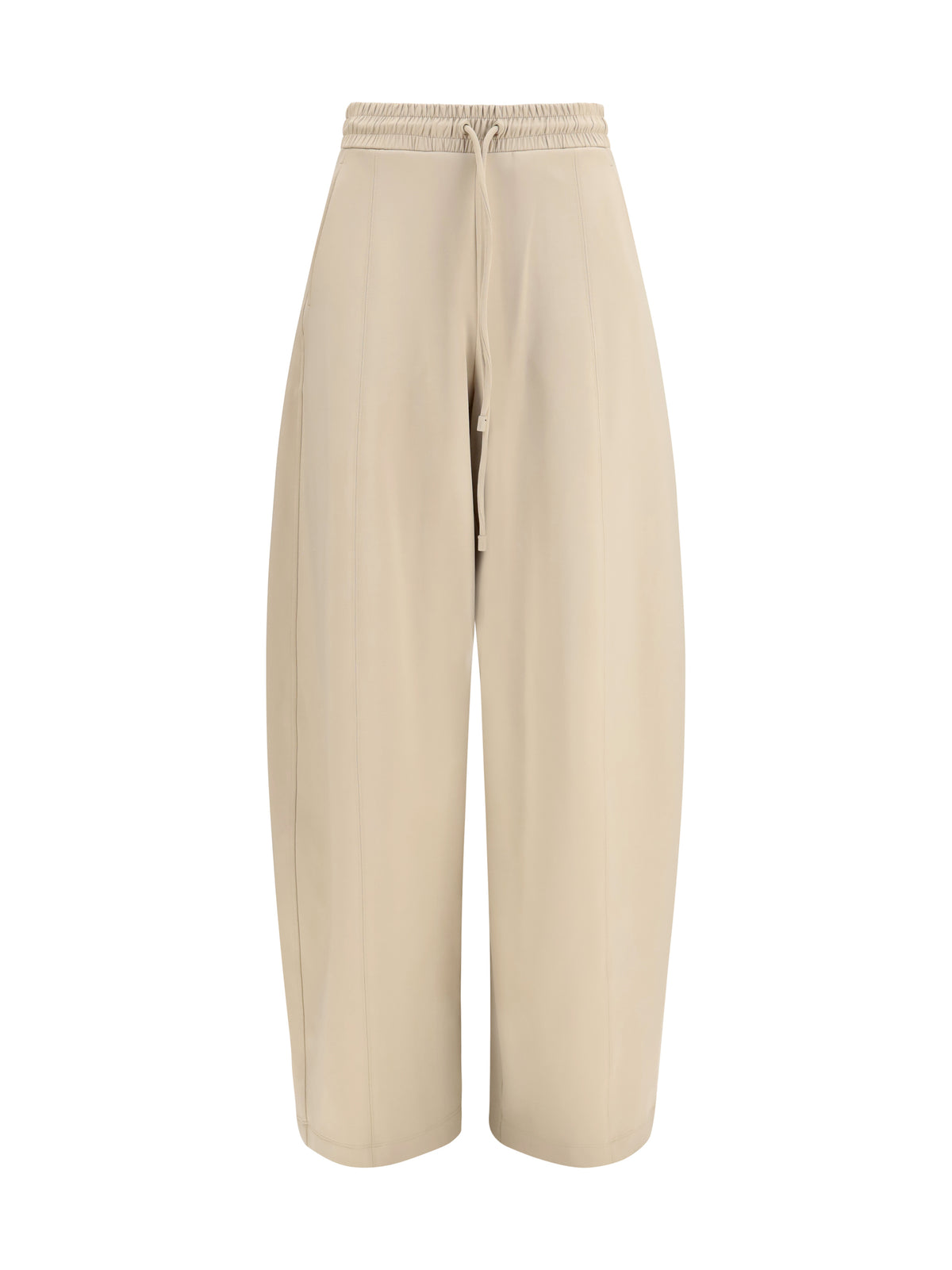Max Mara Olmo technical cotton jersey Pants - Roccia
