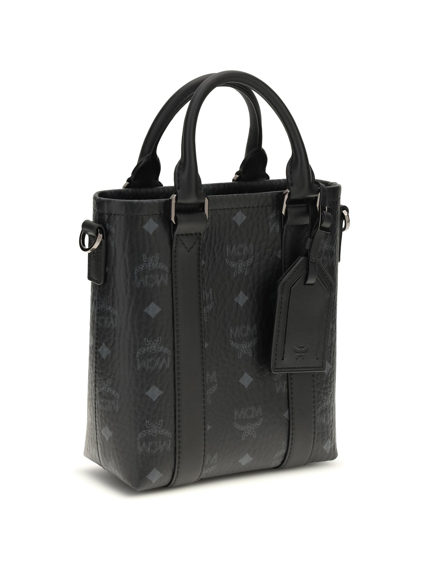 MCM Aren Mini printed canvas Tote Bag