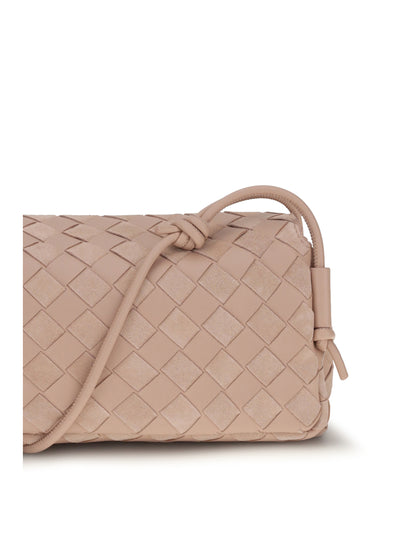Bottega Veneta Intrecciato nappa Shoulder Bag - Terra Pink-Gold