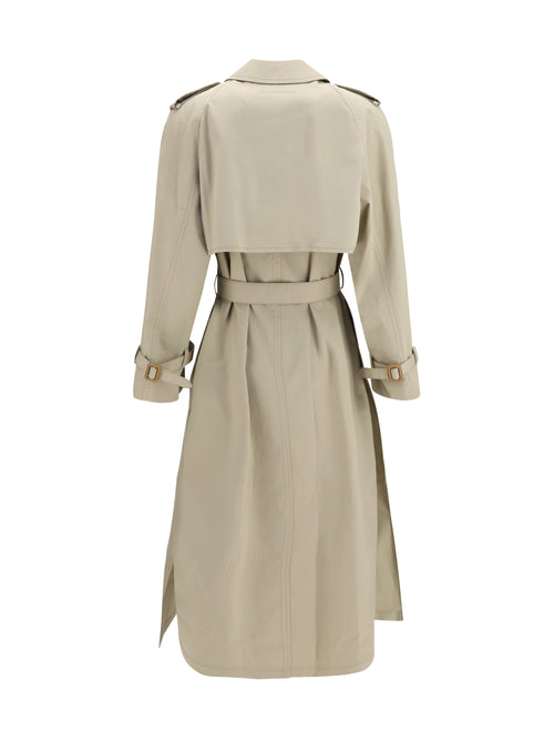 Acne Studios Layered classic Twill Trench Coat - Light Beige