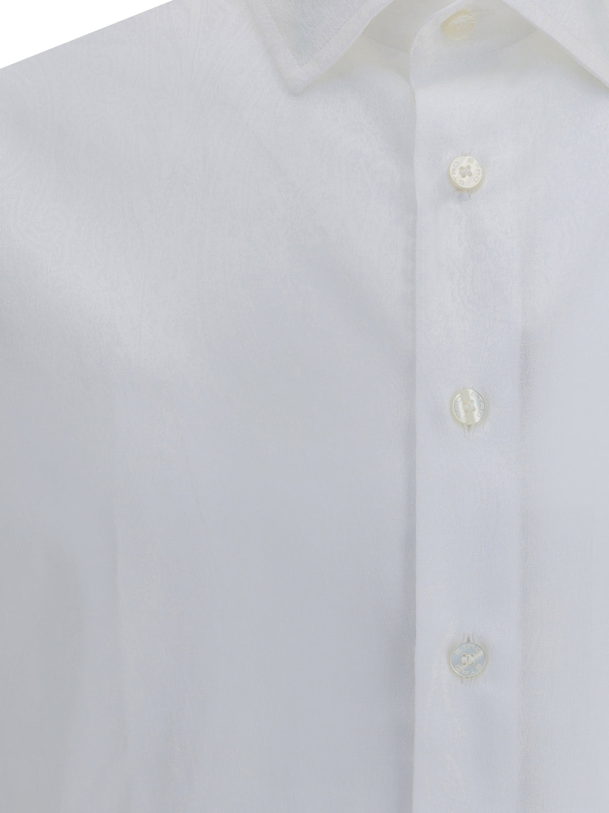 Etro Roma cotton Shirt - White Ottico
