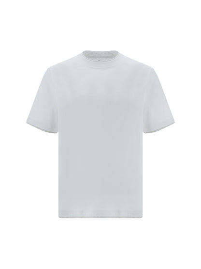 Brunello Cucinelli Cotton T-shirt - Bianco+Perla