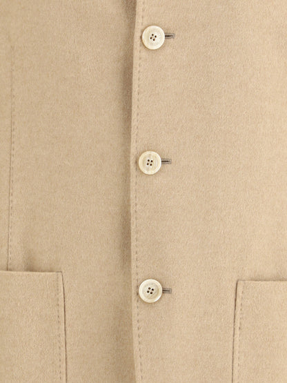 BRUNELLO CUCINELLI Cashmere and vicuña Shirt Jacket