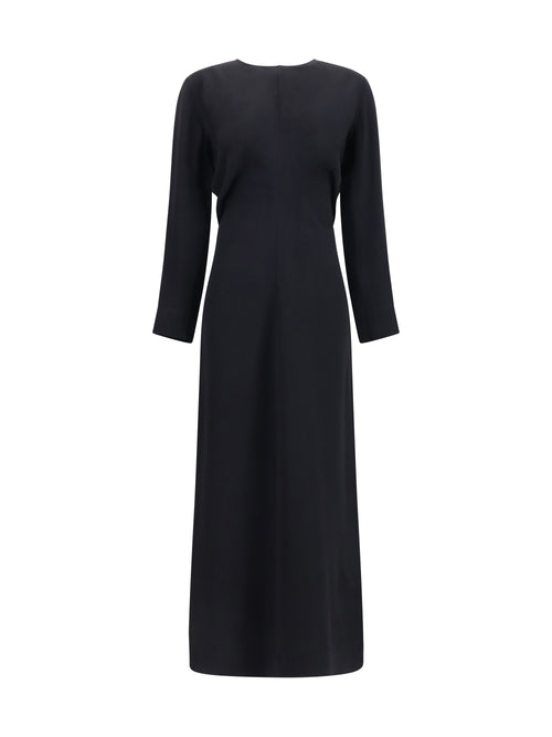 Toteme Long-sleeve low-waist Dress - Black