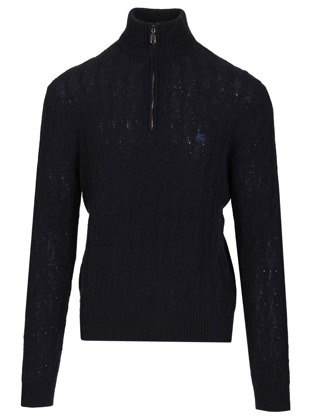 Etro Cashmere Turtleneck - Blue