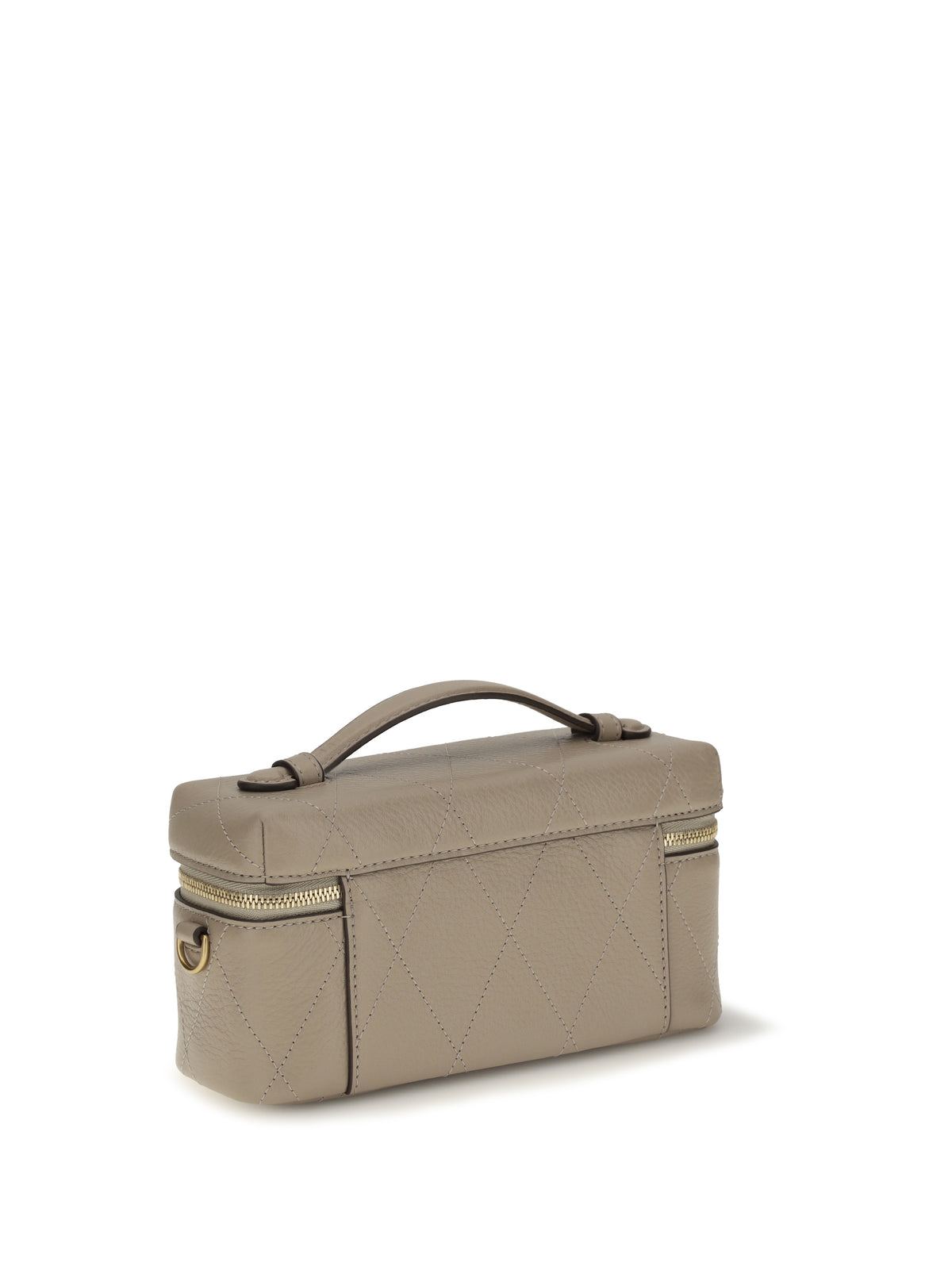 Tory Burch Charlie Beauty Case - Soft Cement