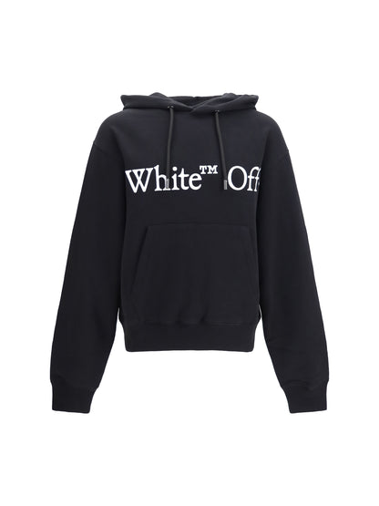Off-White Bookish Scarf Hoodie - Black