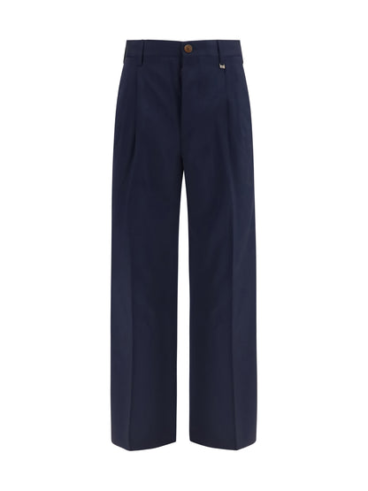 Vivienne Westwood Rafael wide-leg virgin wool Pants - Navy