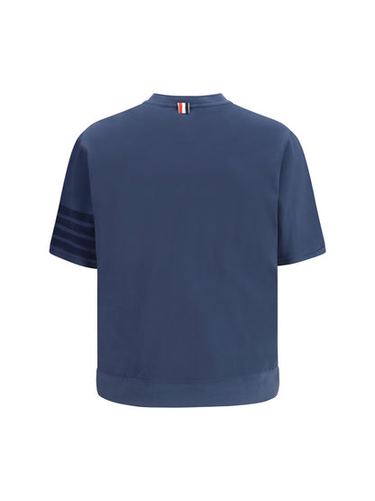 THOM BROWNE 4-Bar cotton jersey T-shirt