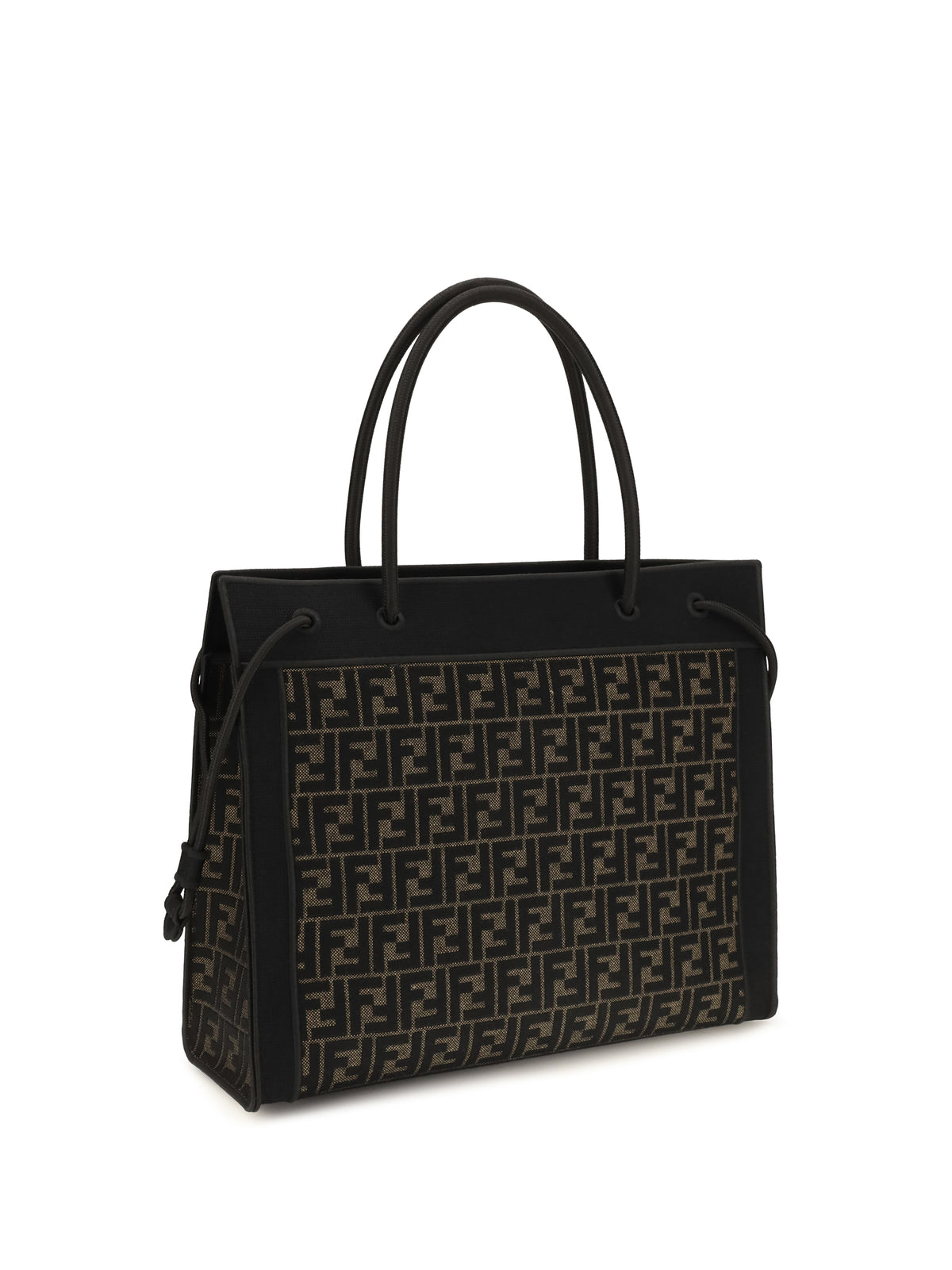 Fendi Large Magic FF logo Shopping Bag - Tobacco Moro