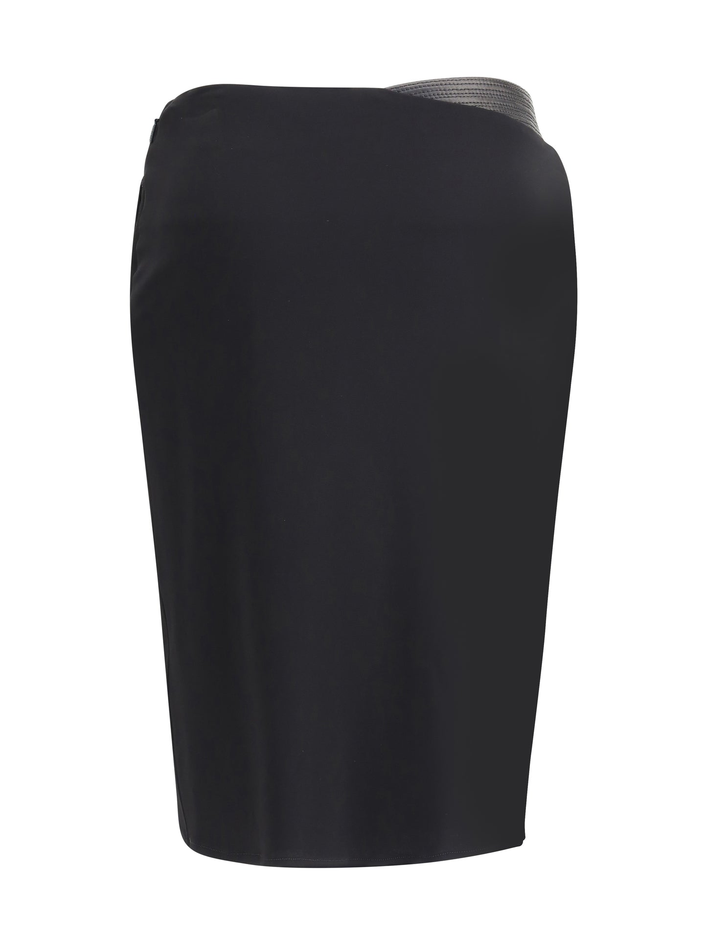 VERSACE Draped jersey Skirt