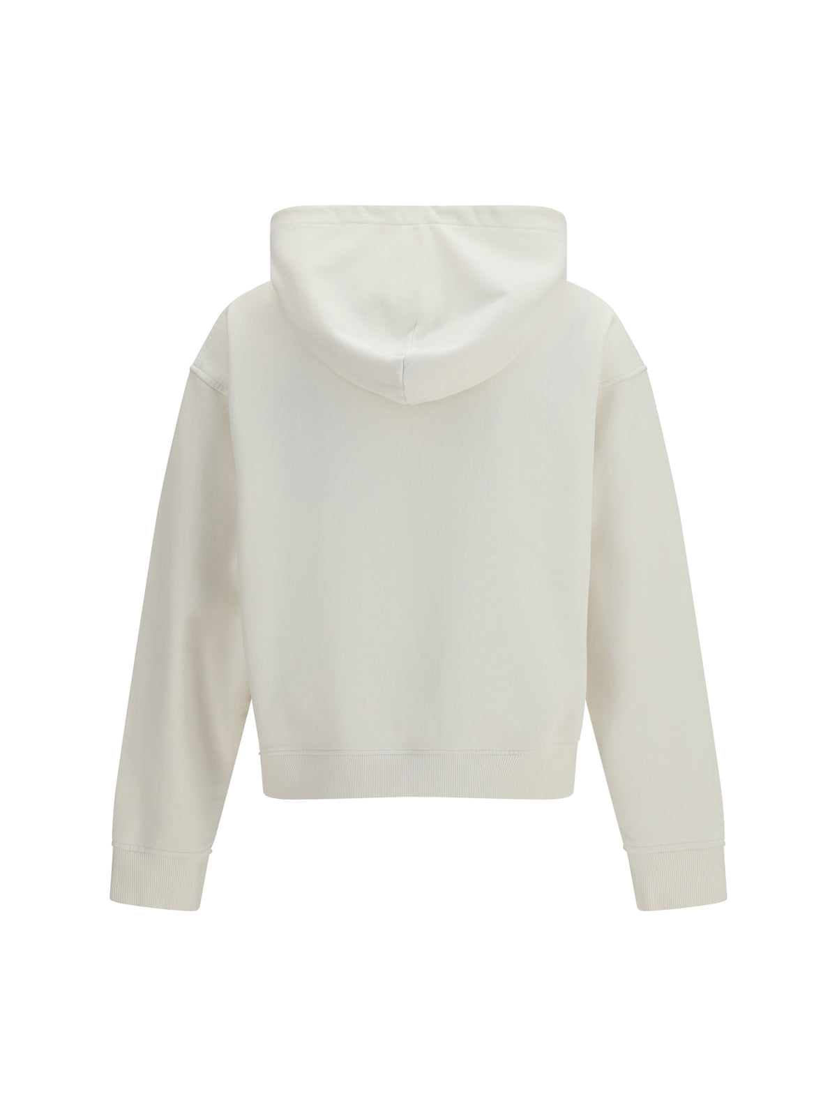 Palm Angels Neck Logo Hoodie - Off White Black