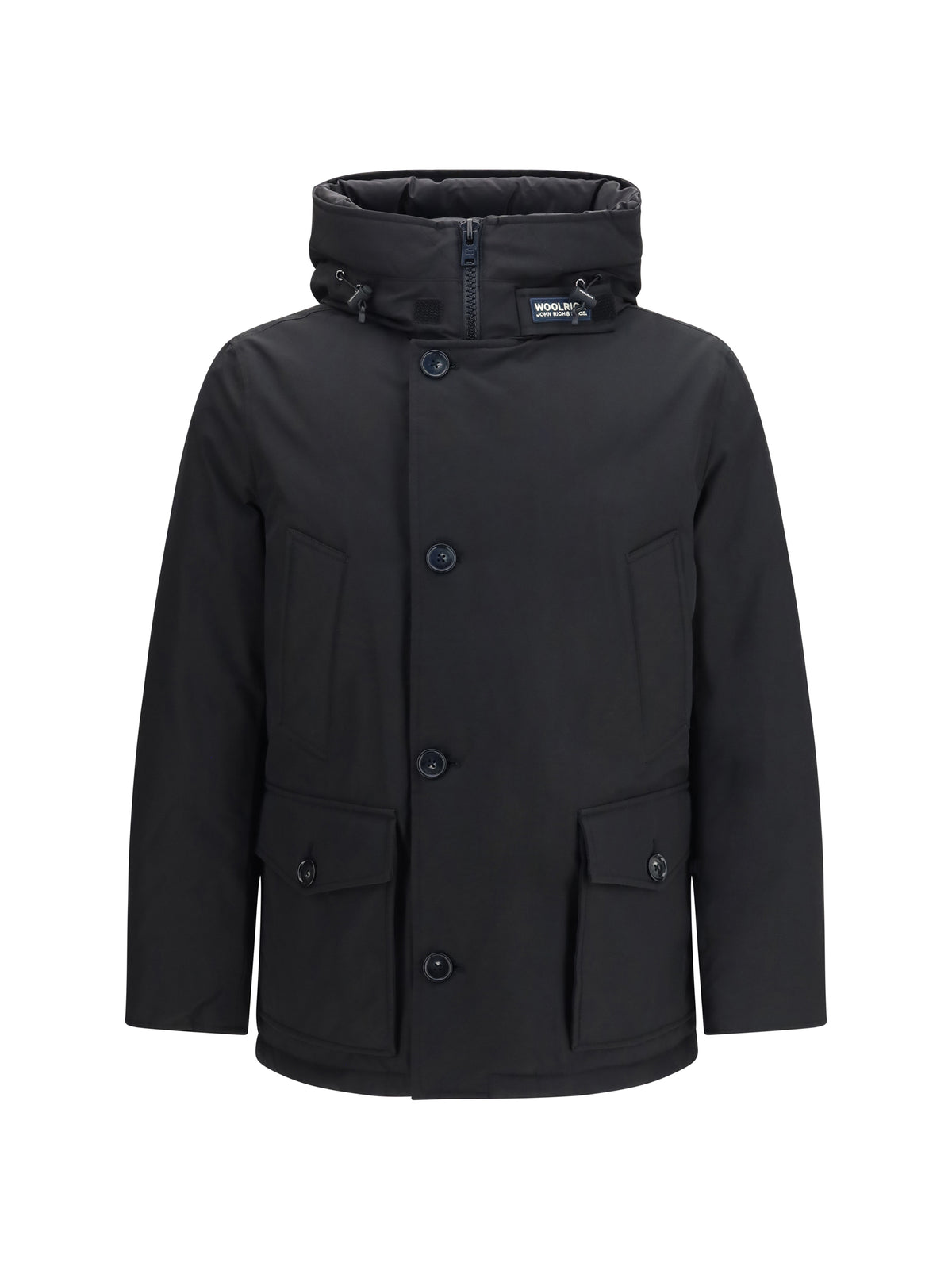 Woolrich Arctic Anorak in Ramar Cloth Down Jackets - Black