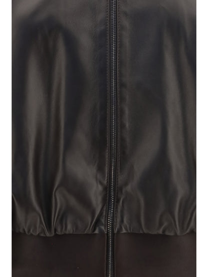 Gucci Soft nappa Bomber Jacket - Dark Chocolate