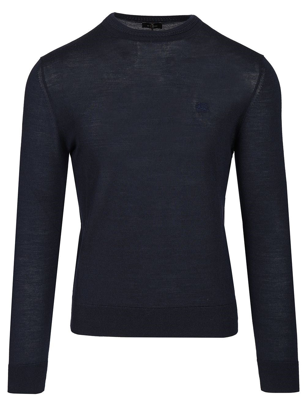 Etro Wool And Silk Sweater - Blue