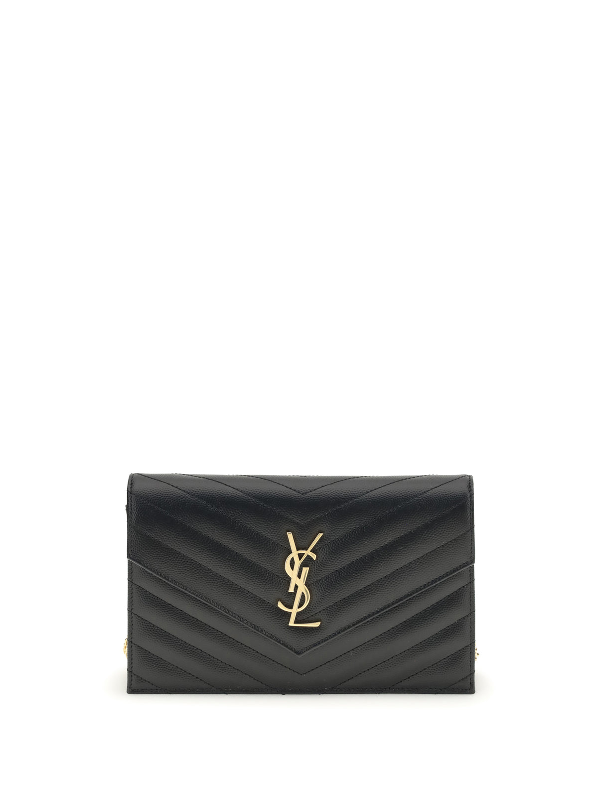 Saint Laurent Cassandre mini Shoulder Bag - Black