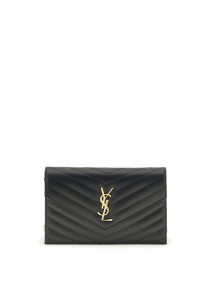 Saint Laurent Cassandre mini Shoulder Bag - Black