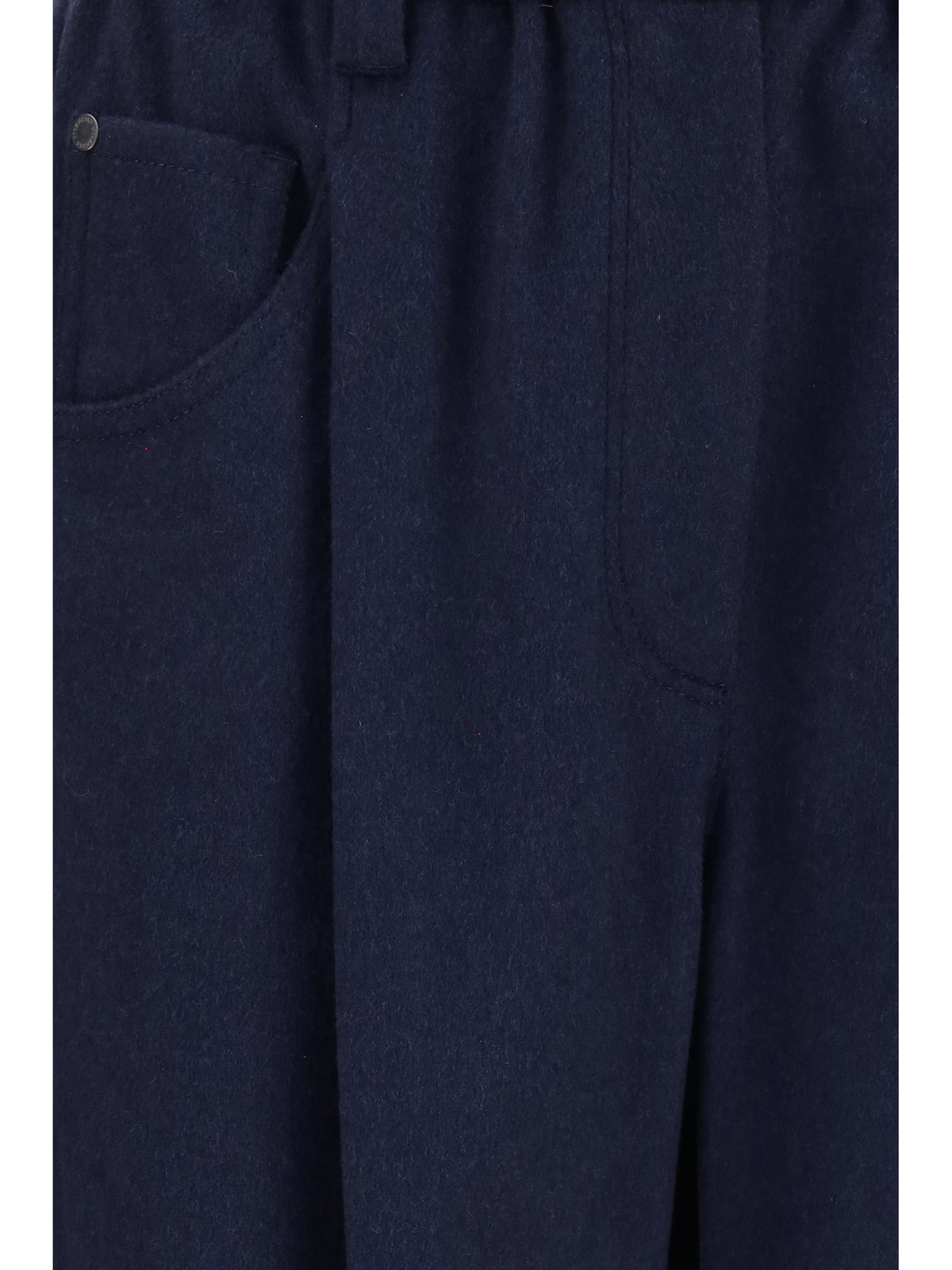 Brunello Cucinelli Stretch wool Pants - Blue