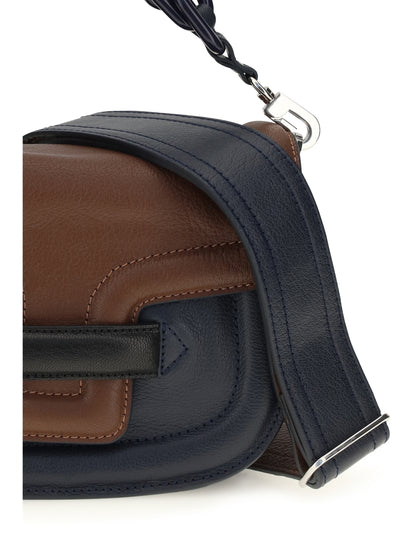 Pierre Hardy Alphaville Shoulder Bag - Navy-Brown-Black