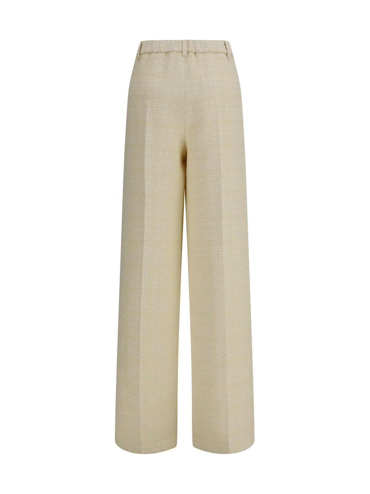 Gucci Cotton tweed check Pants - Beige/White