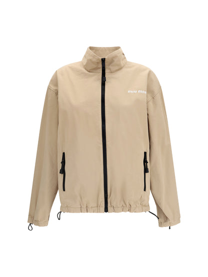 Miu Miu Gabardine Jacket with zip - Corda