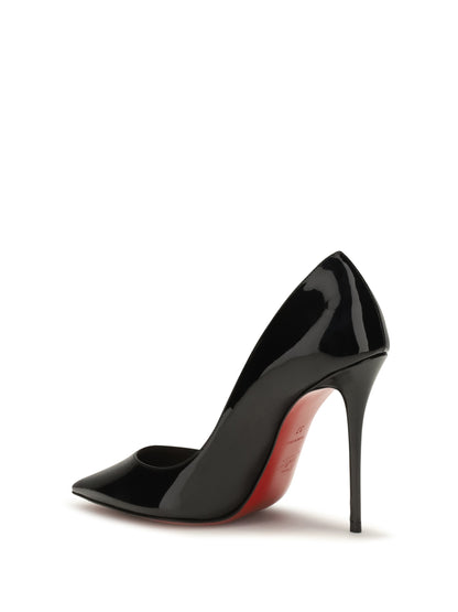 Christian Louboutin La Pigalle patent leather Pumps - Black/Lin Black