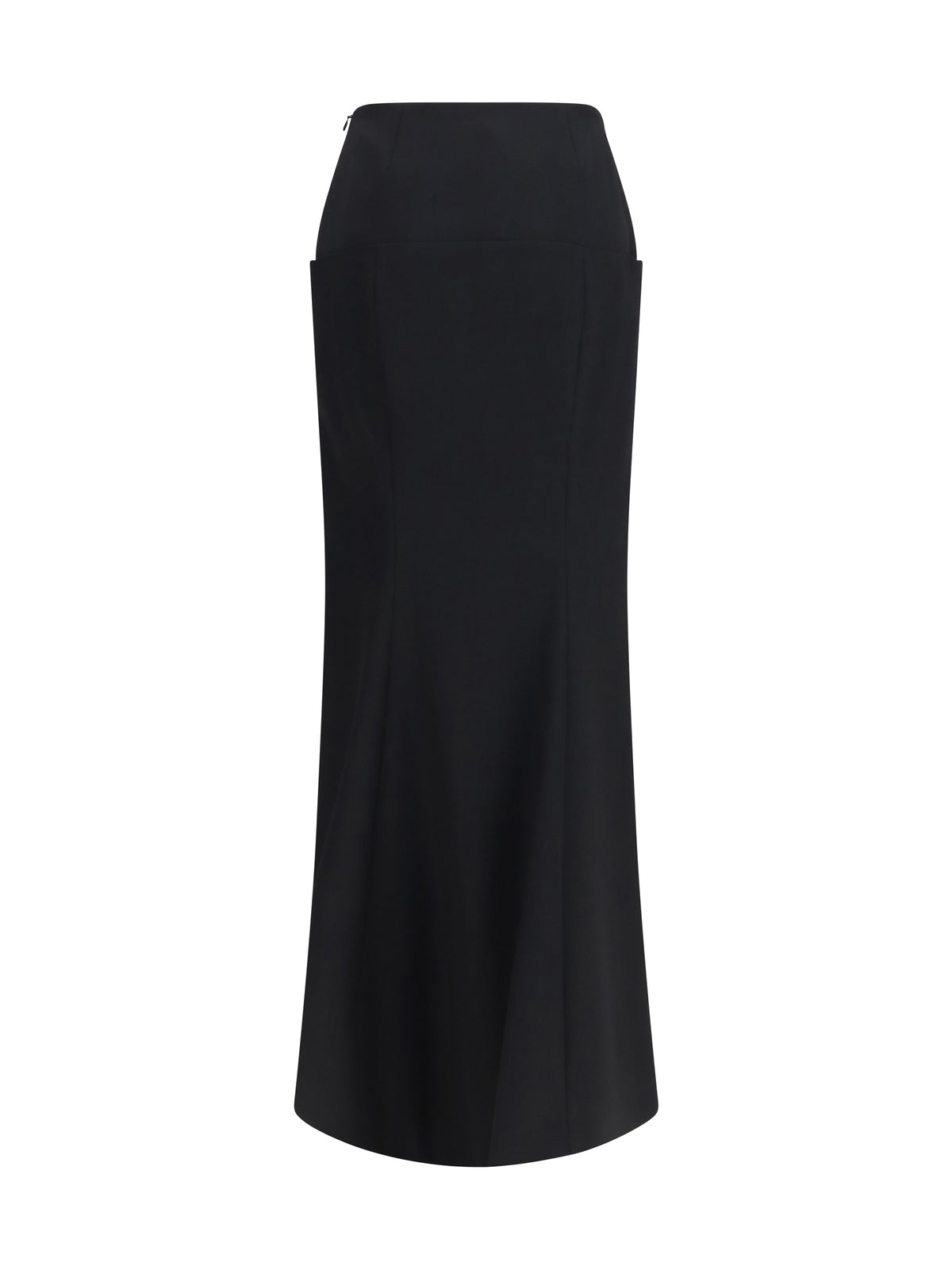AlaïA Wool column Skirt - Noir