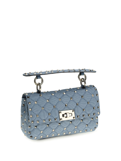 VALENTINO GARAVANI Rockstud Spike leather Shoulder Bag