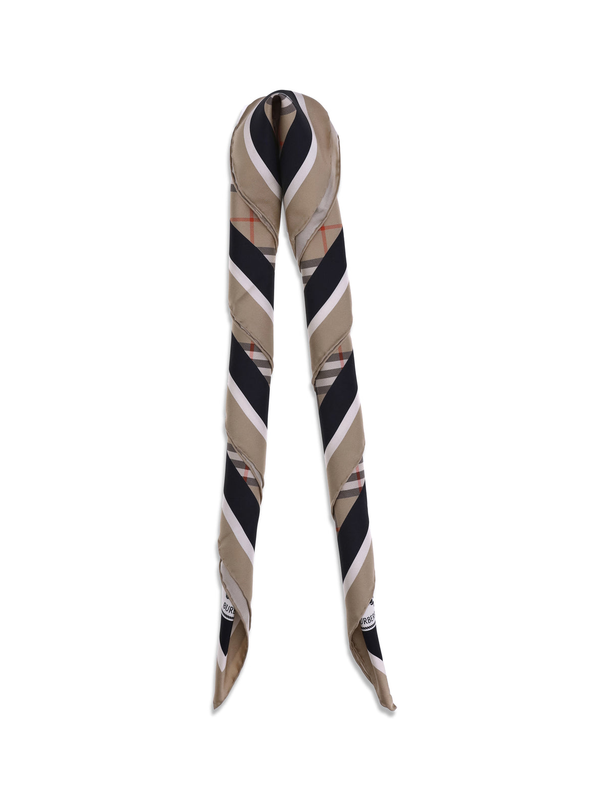 Burberry Silk Check Scarf - Sand
