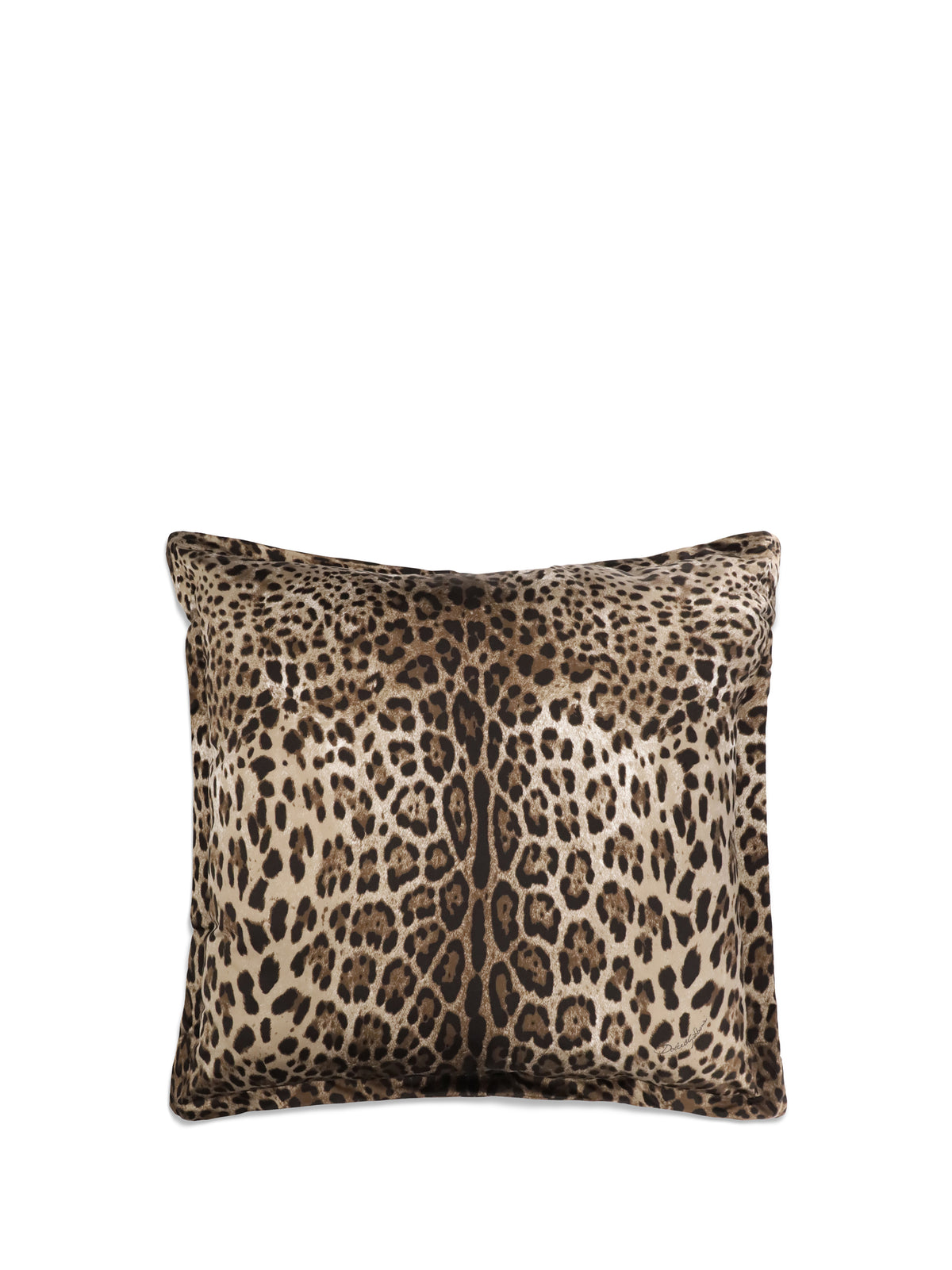 Dolce & Gabbana Large Duchesse cotton Cushion - Leopardo
