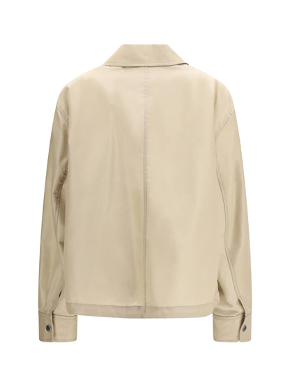 AMI PARIS Buttoned Jacket with Ami de Coeur stud