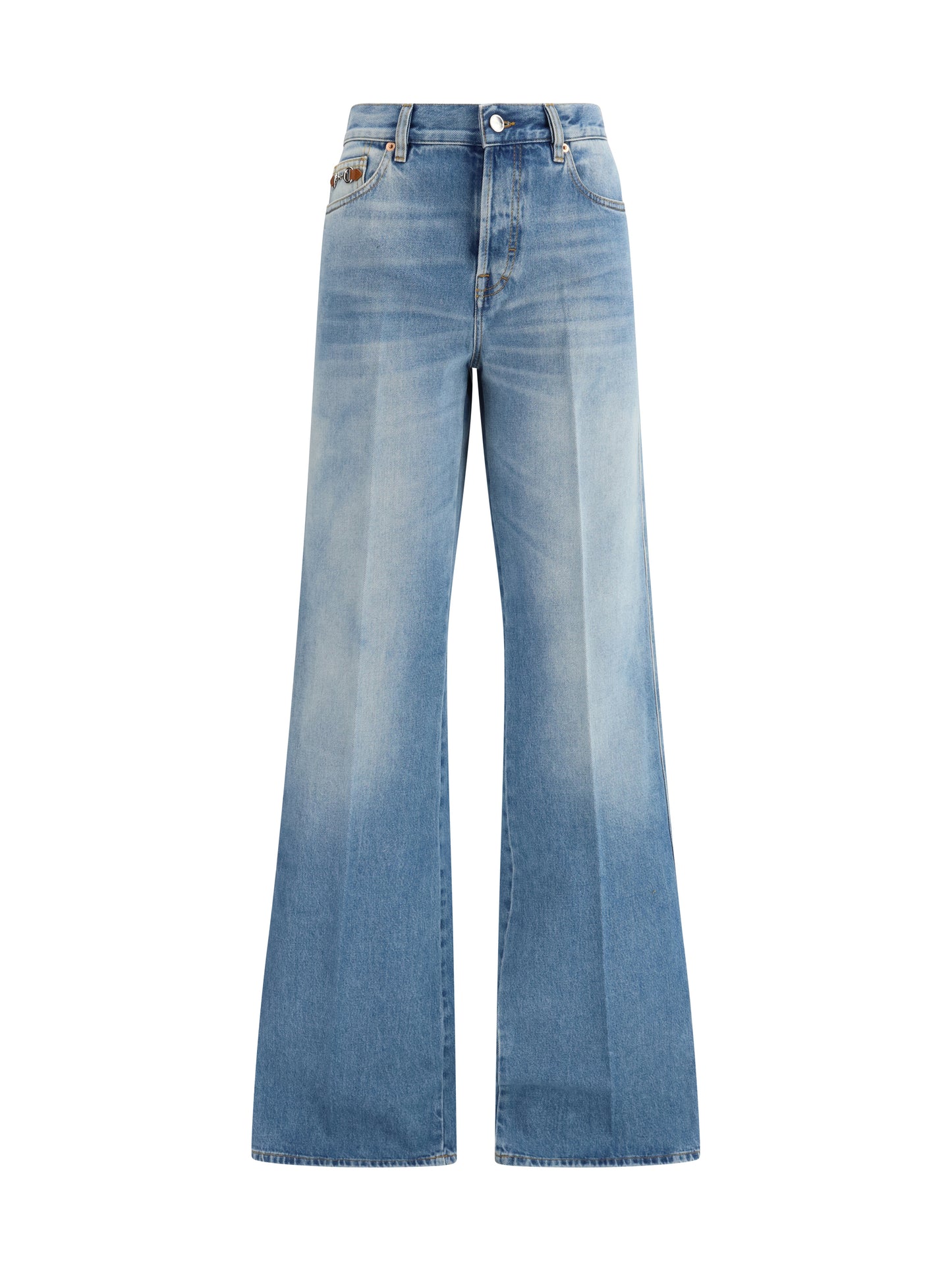 GUCCI Cotton denim flare Jeans