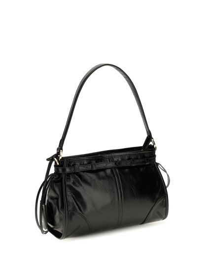 Prada Small Bonnie Handbag in leather - Black