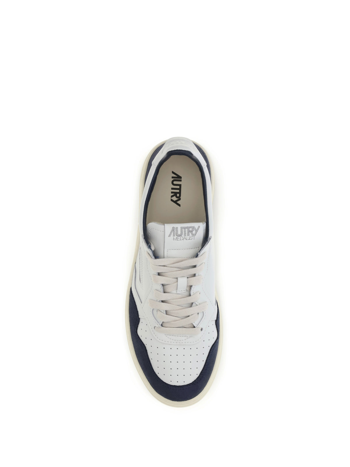 Autry Medalist Low Sneakers - Wht/Denim
