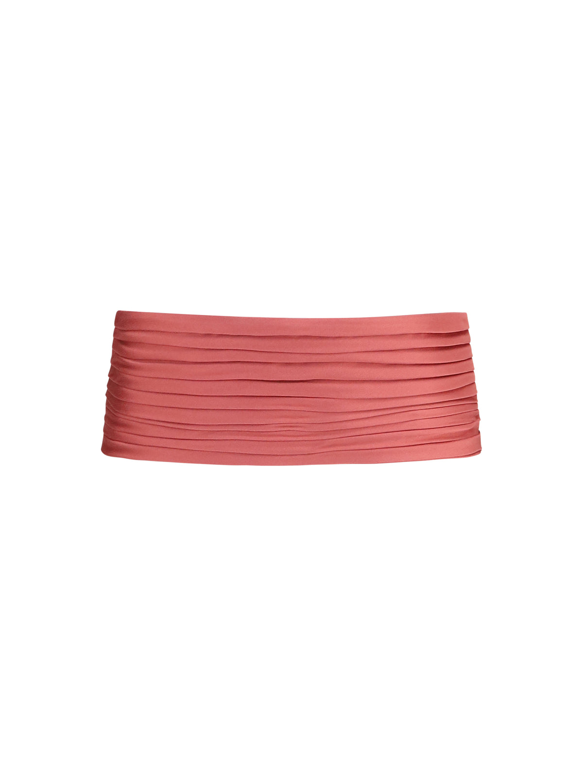 Valentino Garavani Satin pleated Waist Belt - Pink