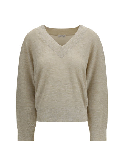 BRUNELLO CUCINELLI Sparkling linen Sweater