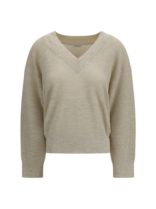 BRUNELLO CUCINELLI Sparkling linen Sweater