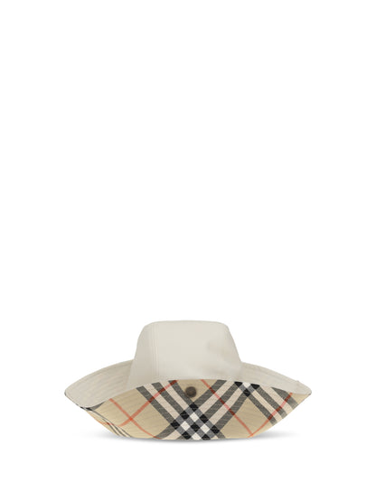 Burberry Check Bucket Hat - Tundra