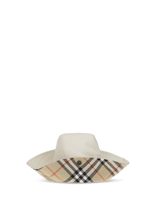 Burberry Check Bucket Hat - Tundra