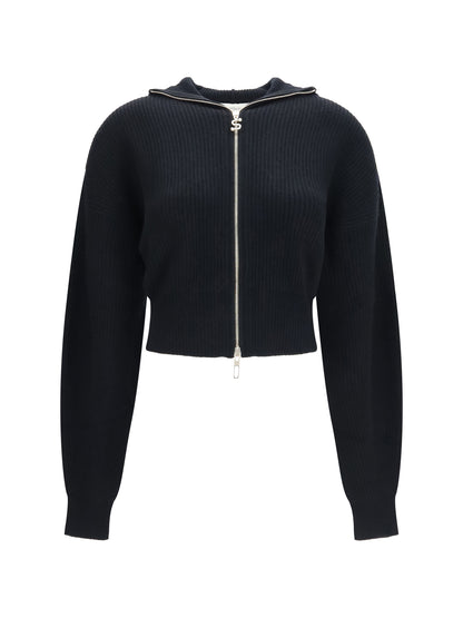 Max Mara Sportmax Balco ribbed Cardigan - Black