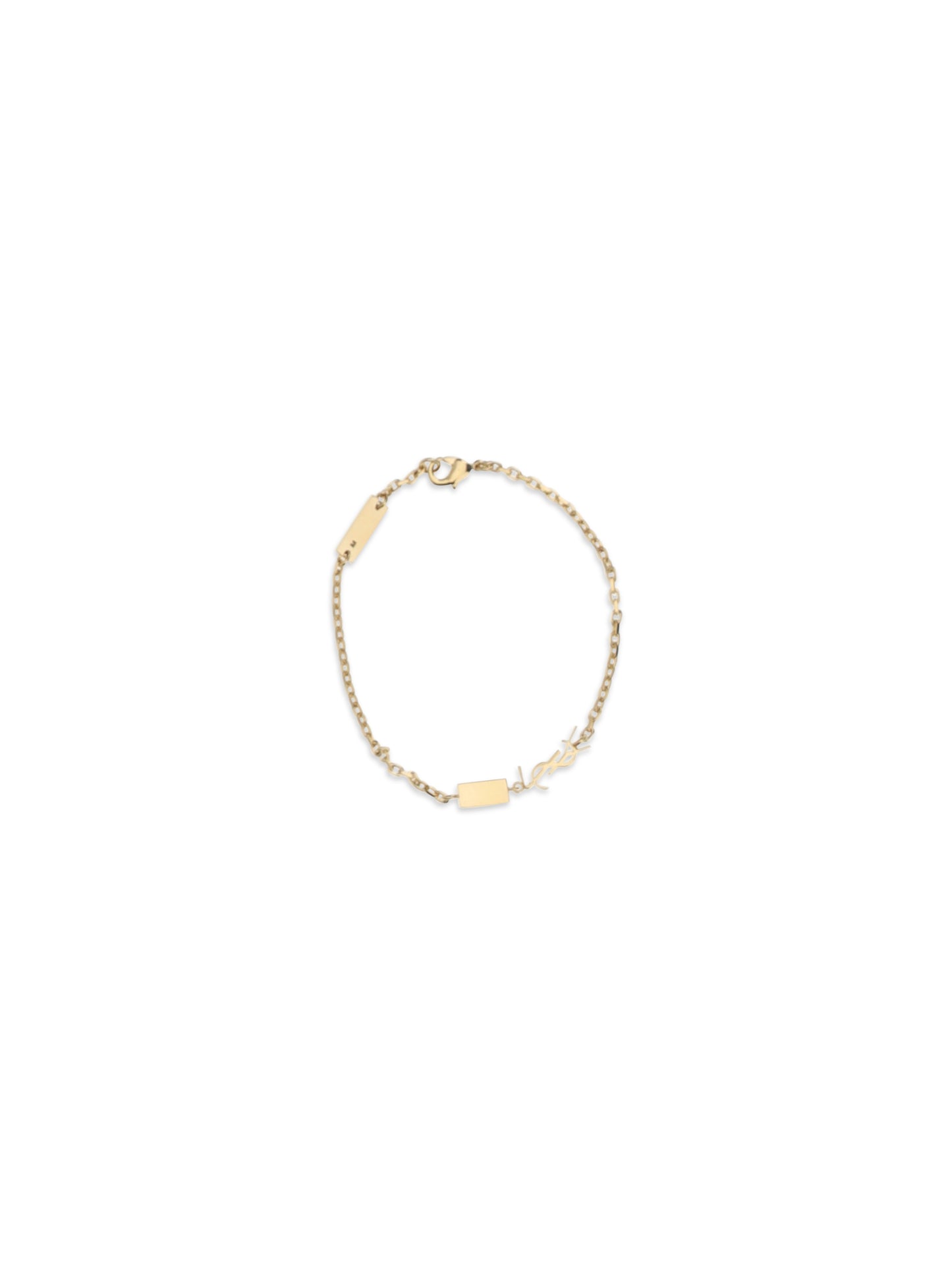 SAINT LAURENT Cassandre Bracelet with charms and strass