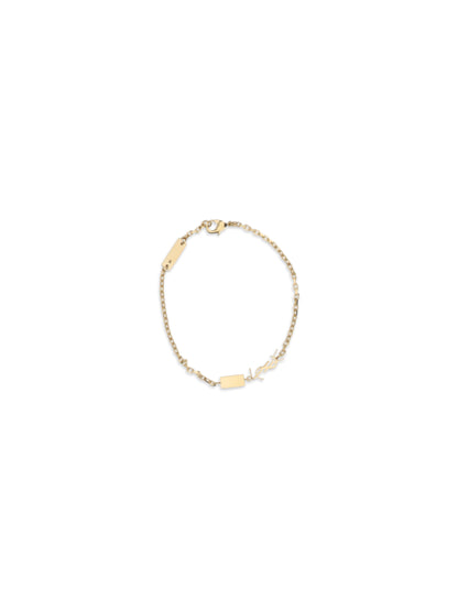 SAINT LAURENT Cassandre Bracelet with charms and strass