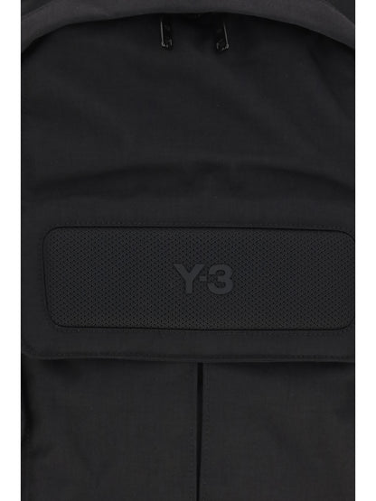 Y-3 Logo Backpack - Black