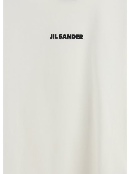 JIL SANDER Short-sleeved T-shirt with printed logo